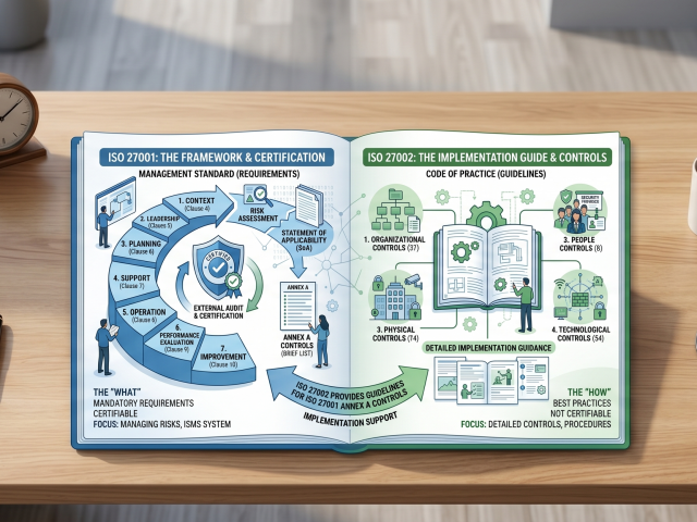 ISO27001 vs ISO27002