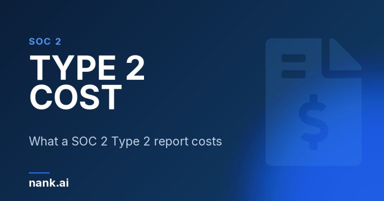 SOC 2 Type 2 report cost, SOC2 service Canada by Nank.ai
